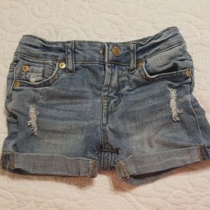 3T 7 for All Mankind girls Jean shorts